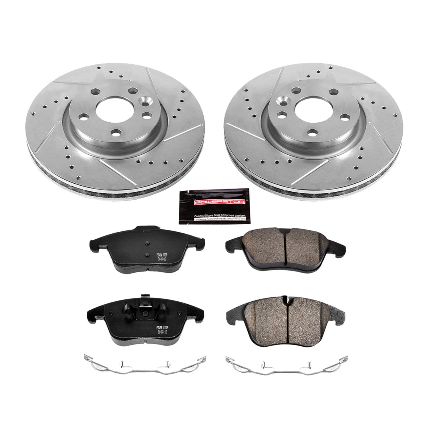 2014, 2013, 2012, 2011, 2010, 2009, 2008, 2007 Volvo S80 Disc Brake Kit