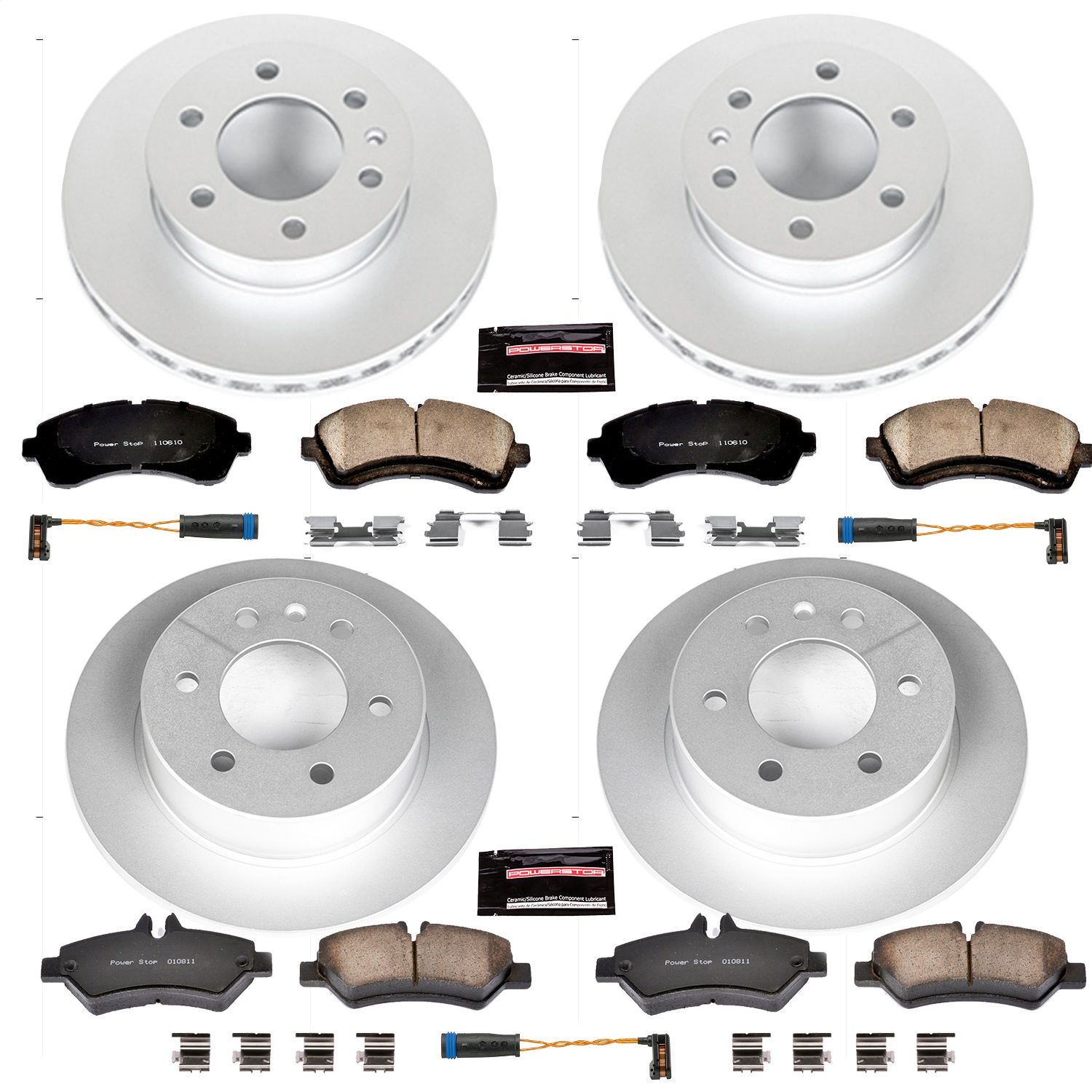 2009, 2008, 2007 Freightliner Sprinter 3500 3500 Disc Brake Kit