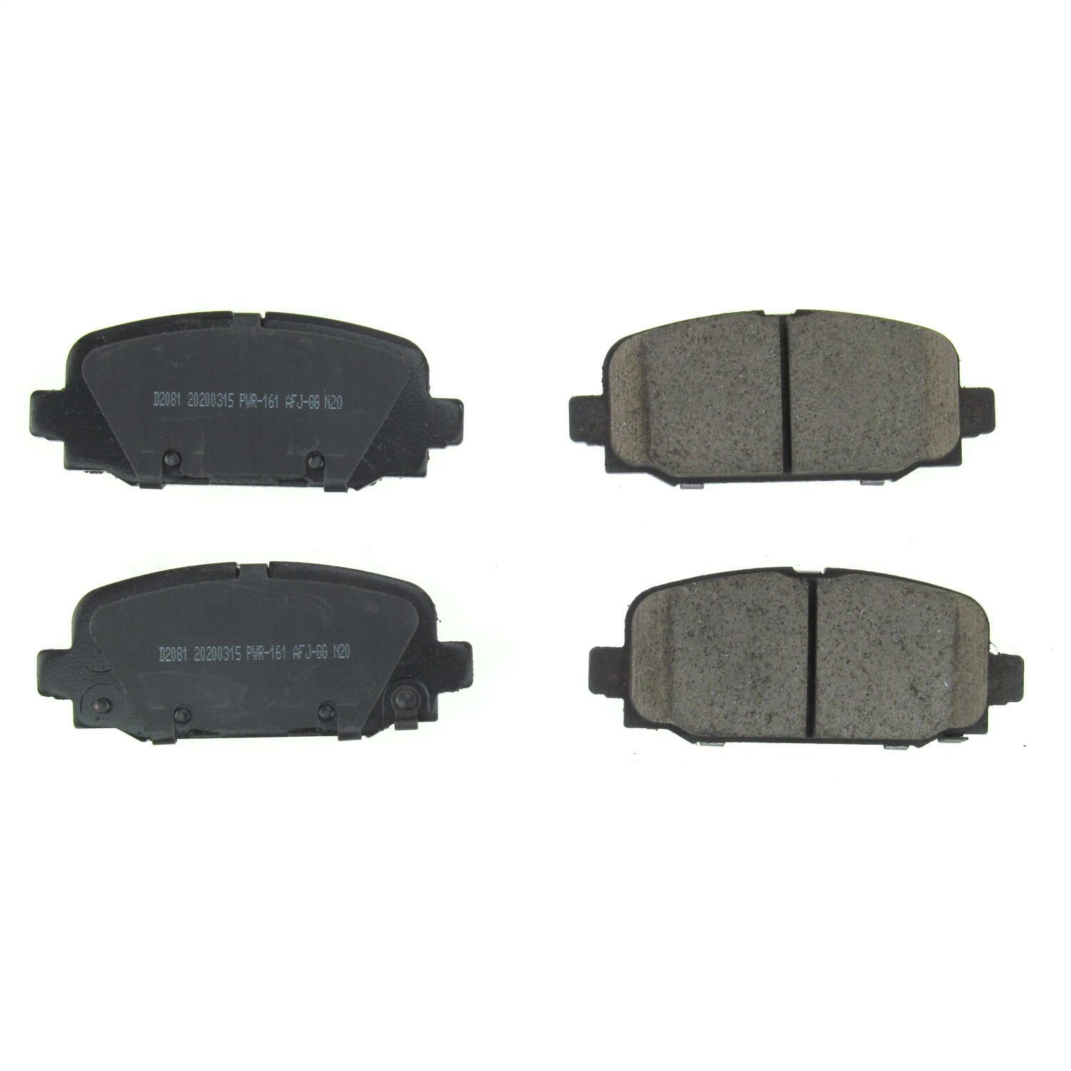 2025, 2024, 2023, 2022, 2021, 2020, 2019, 2018 Jeep Compass Disc Brake Pad Set
