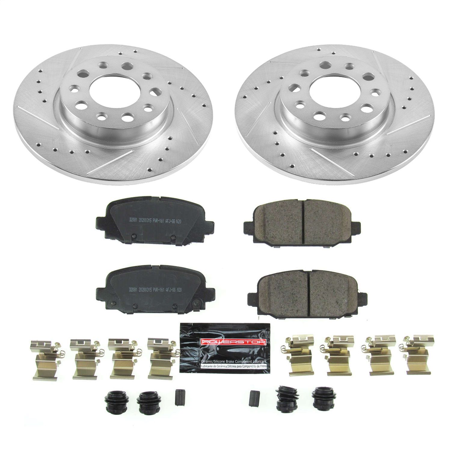 2025, 2024, 2023, 2022, 2021, 2020, 2019, 2018, 2017 Jeep Compass Disc Brake Kit