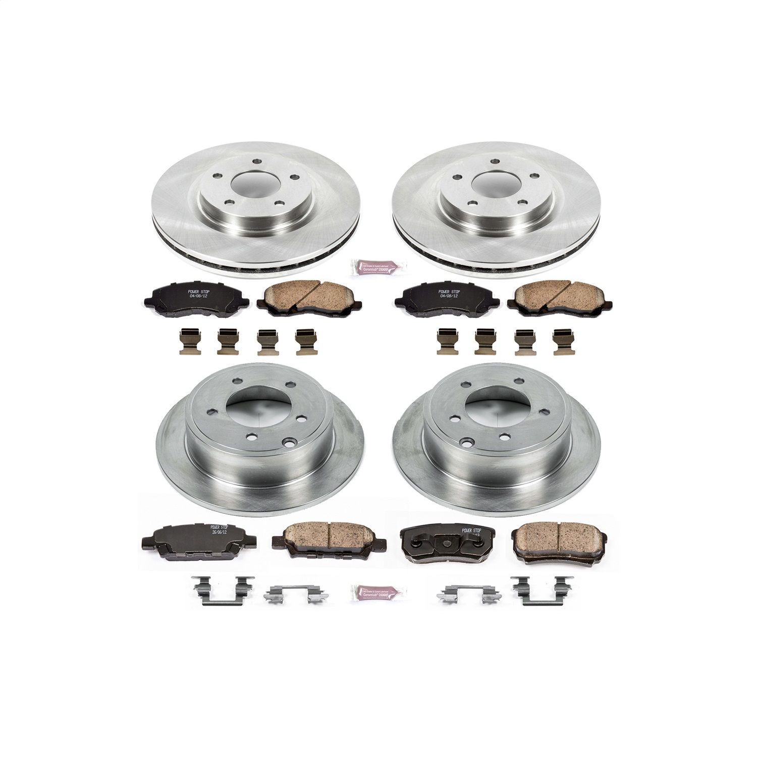 2017, 2016, 2015, 2014, 2013, 2012, 2011, 2010, 2009, 2008, 2007 Jeep Compass Disc Brake Kit