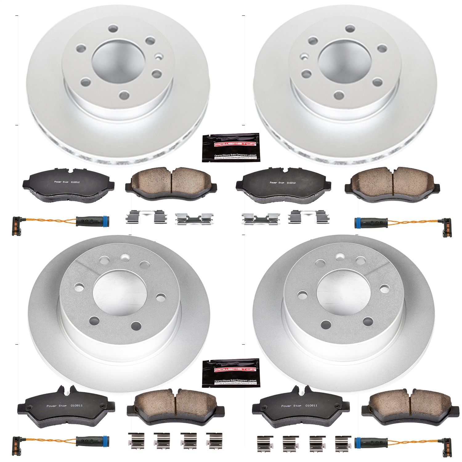 2018, 2017, 2016, 2015, 2014, 2013, 2012, 2011, 2010, 2009 Freightliner Sprinter 2500 2500 Disc Brake Kit