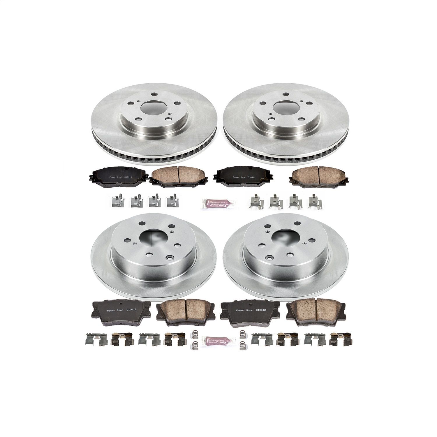 2018, 2017, 2016, 2015, 2014, 2013, 2012, 2011, 2010, 2009, 2008, 2007, 2006 Toyota RAV4 Disc Brake Kit