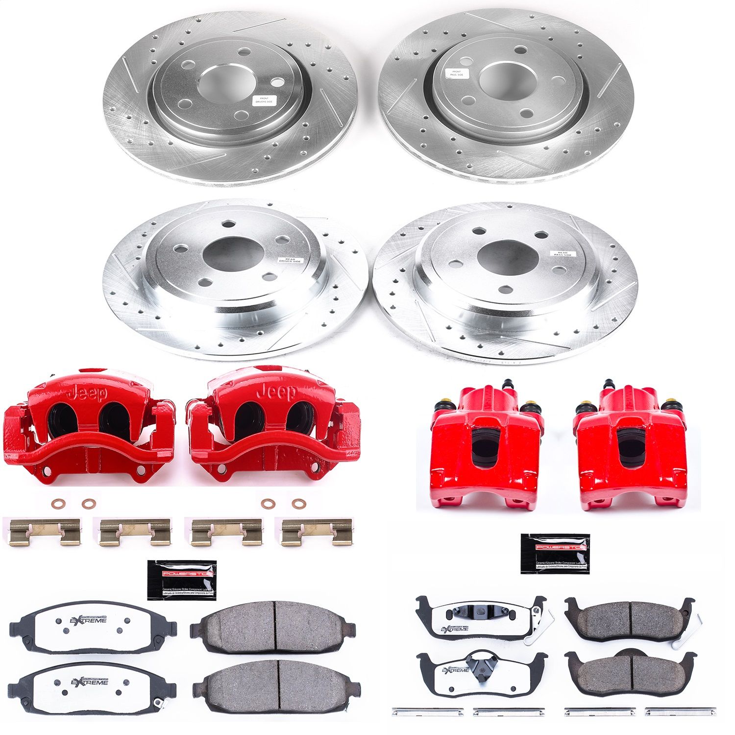 2010, 2009, 2008, 2007, 2006 Jeep Commander Disc Brake Kit