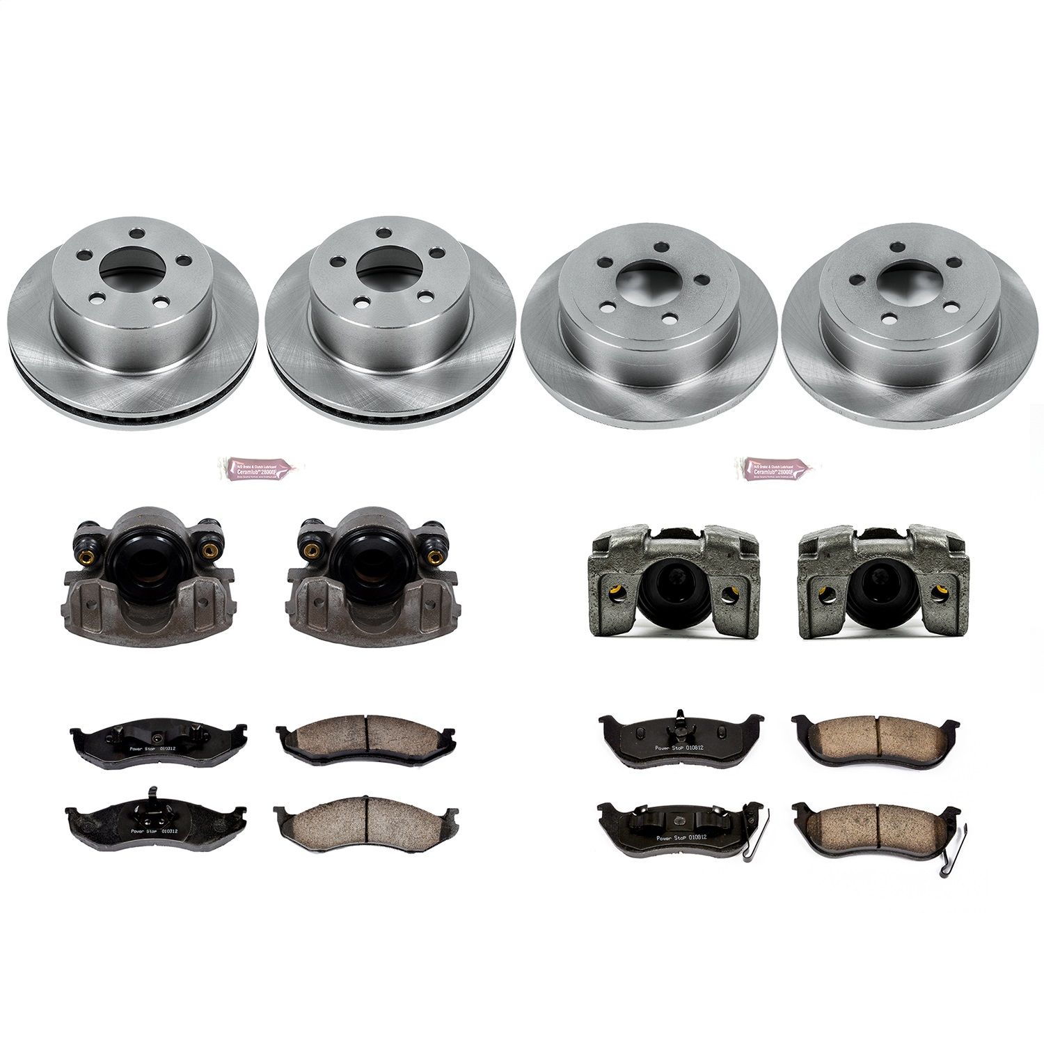 2006, 2005, 2004, 2003 Jeep Wrangler Disc Brake Kit