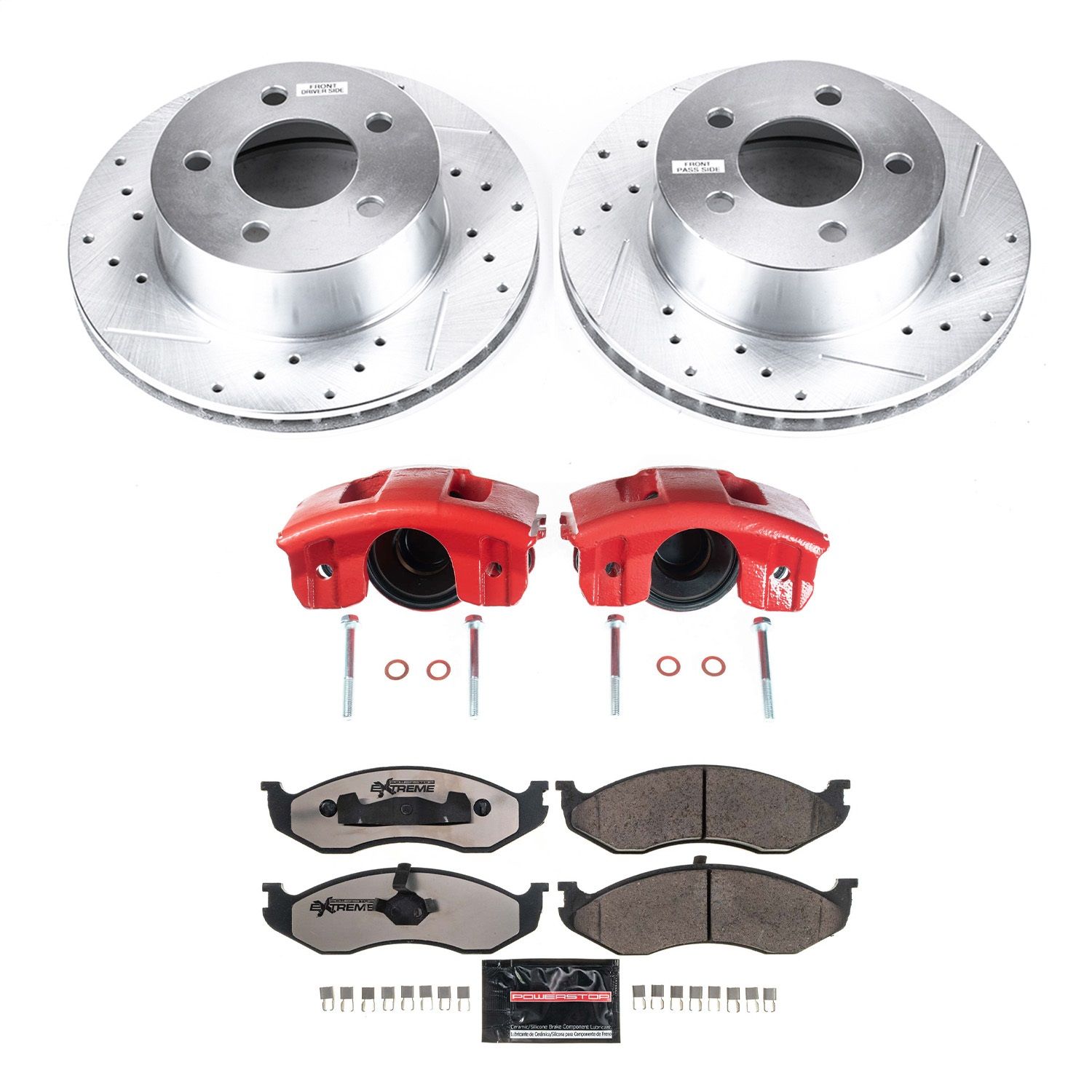 1999, 1998, 1997, 1996, 1995, 1994, 1993, 1992, 1991, 1990 Jeep Cherokee Disc Brake Kit