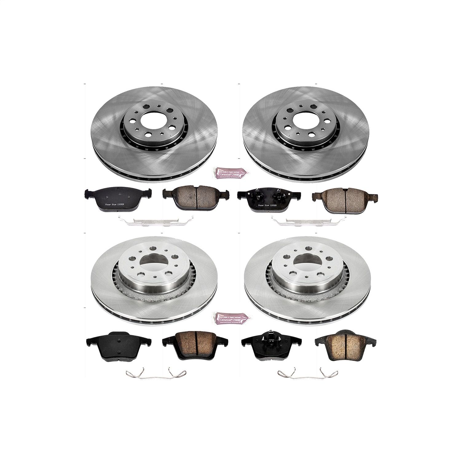 2014, 2013, 2012, 2011, 2010, 2009, 2008, 2007, 2006, 2005, 2004, 2003 Volvo XC90 Disc Brake Kit
