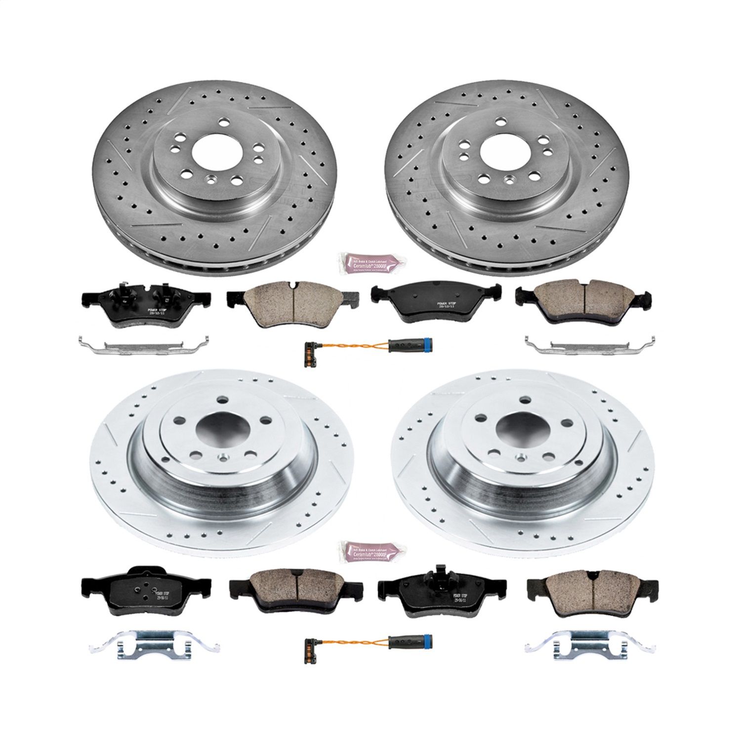 2011, 2010, 2009, 2008, 2007, 2006 Mercedes-Benz ML350 2006-2011 Mercedes-Benz ML320 Disc Brake Kit