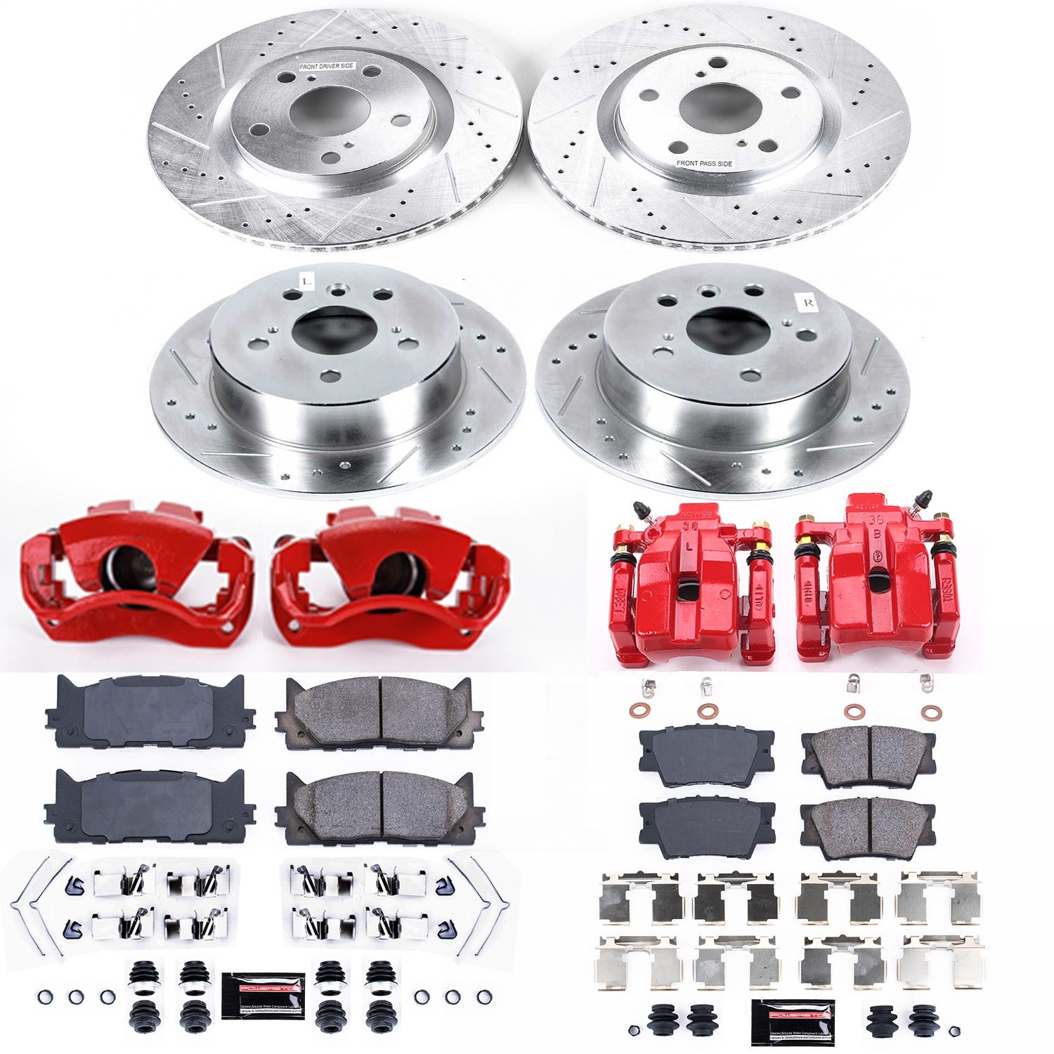 2018, 2017, 2016, 2015, 2014, 2013 Lexus ES300h Disc Brake Kit