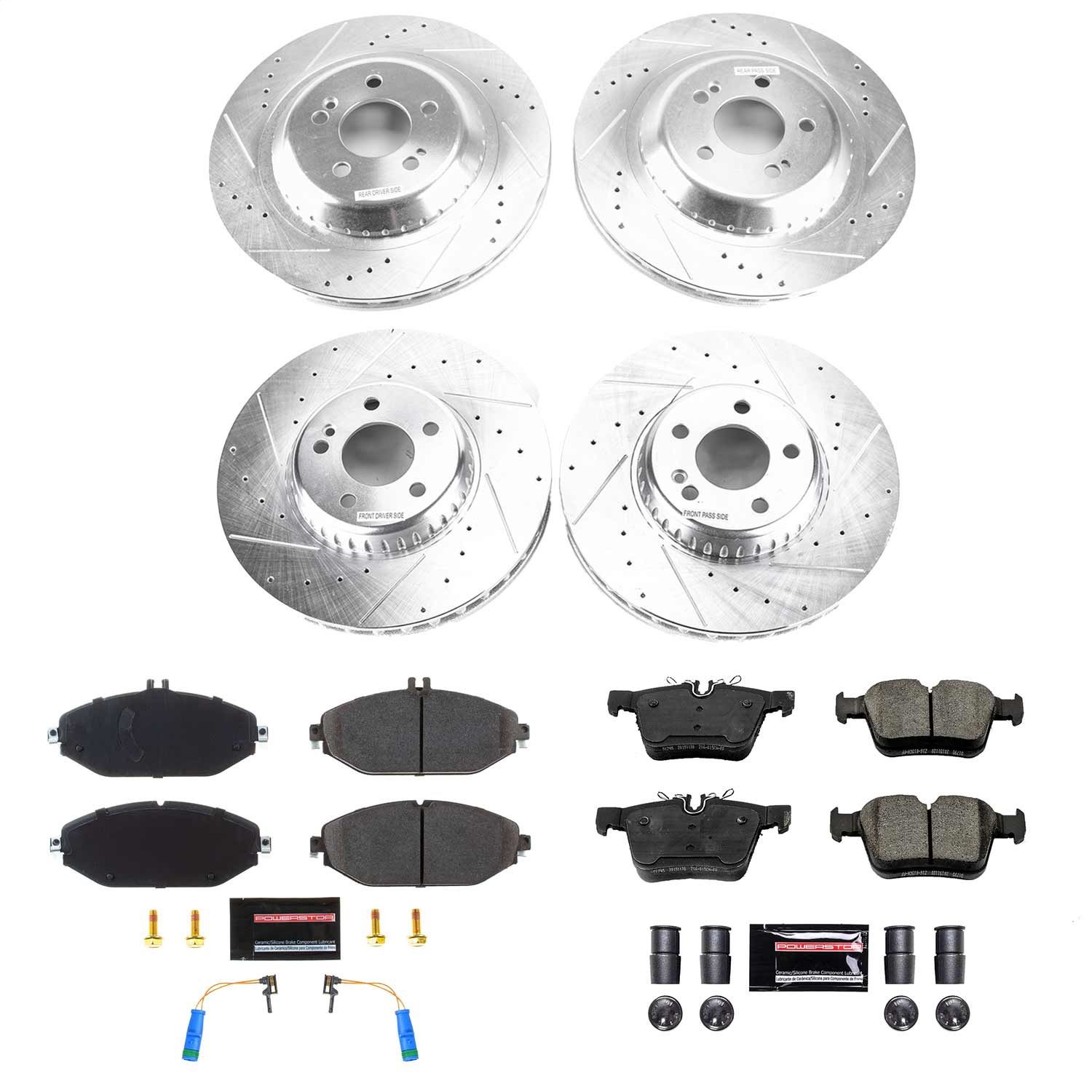 2021, 2020, 2019, 2018, 2017, 2016, 2015 Mercedes-Benz C300 2015-2021 Mercedes-Benz C300 Disc Brake Kit