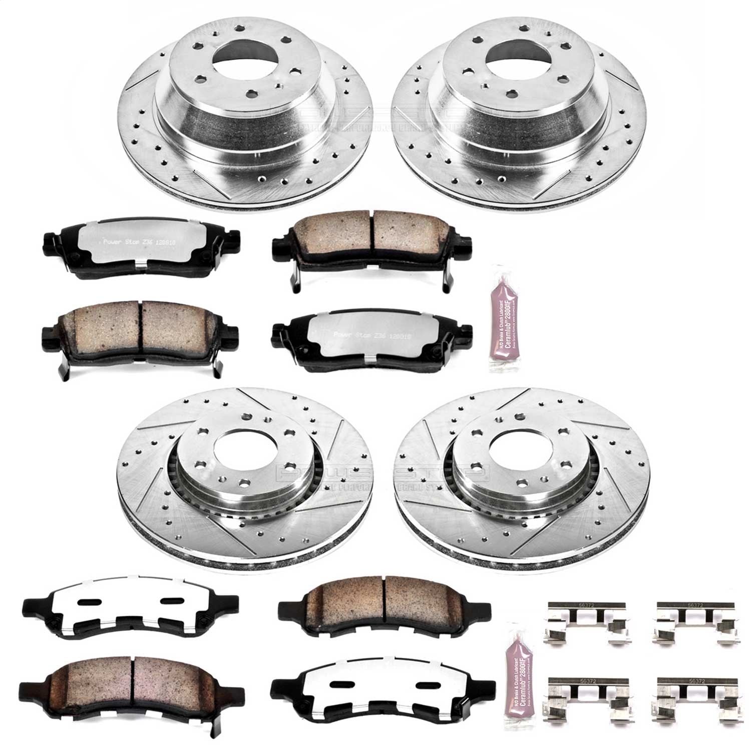2006-2008 Buick Rainier Disc Brake Kit Powerstop