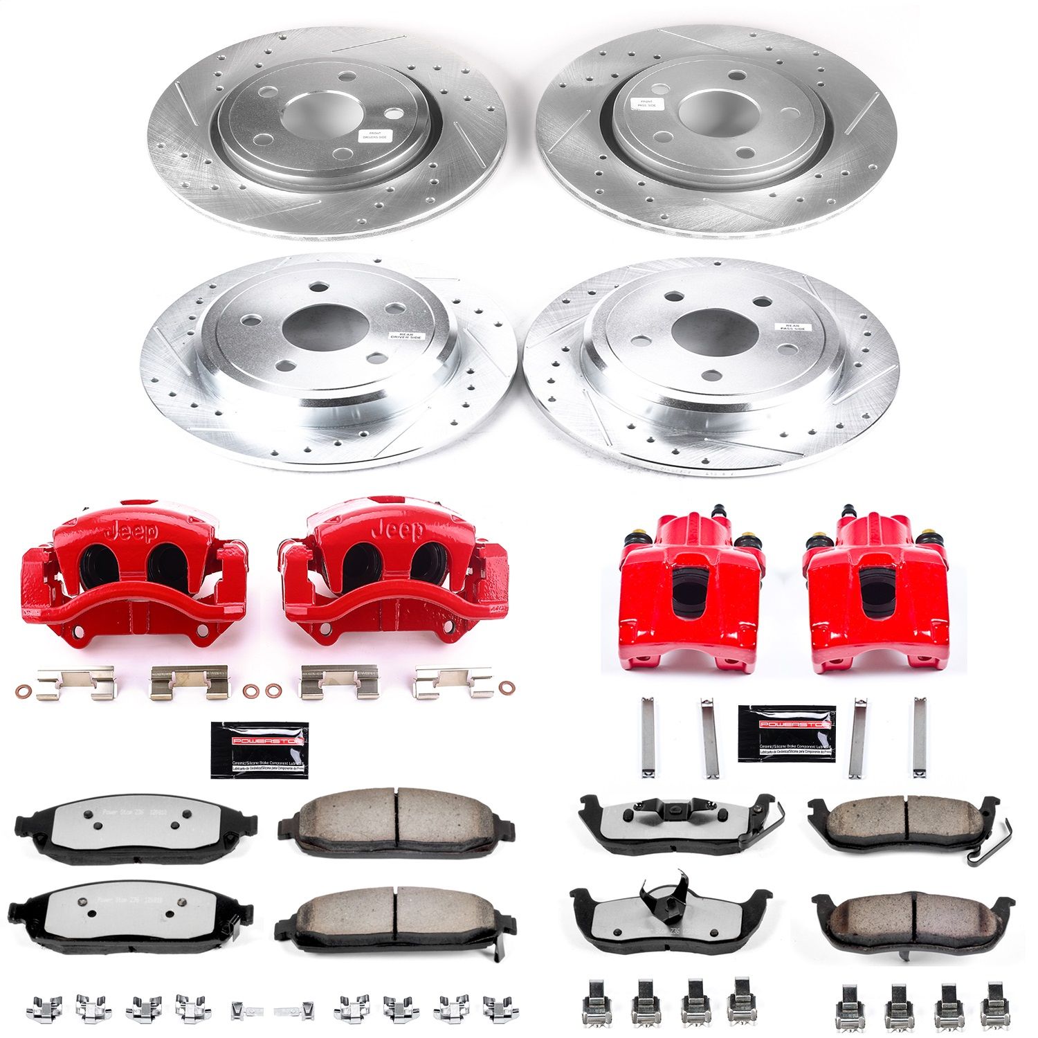 2010, 2009, 2008, 2007, 2006 Jeep Commander Disc Brake Kit