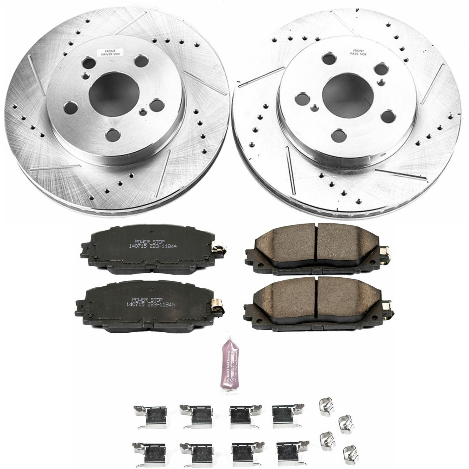 2022, 2021, 2020, 2019, 2018, 2017, 2016 Toyota Prius Disc Brake Kit