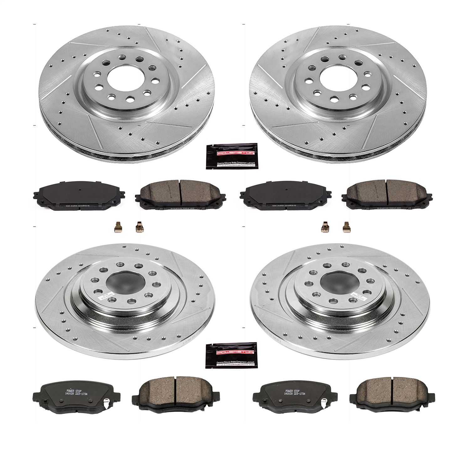 2023, 2022, 2021, 2020, 2019, 2018, 2017, 2016 Jeep Cherokee Disc Brake Kit