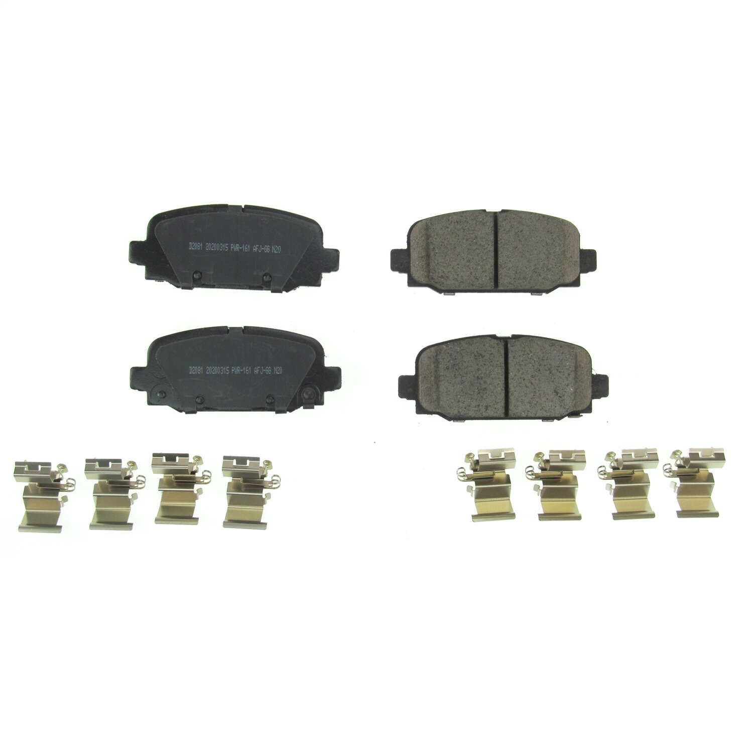 2025, 2024, 2023, 2022, 2021, 2020, 2019, 2018 Jeep Compass Disc Brake Pad Set