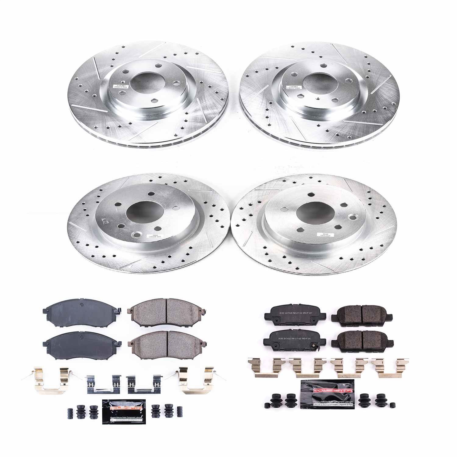 2012, 2011, 2010, 2009 INFINITI EX35 Disc Brake Kit