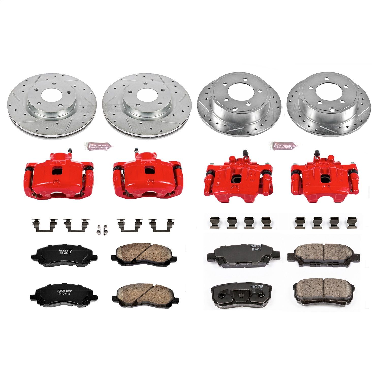 2017, 2016, 2015, 2014, 2013, 2012, 2011, 2010, 2009, 2008, 2007 Jeep Compass Disc Brake Kit