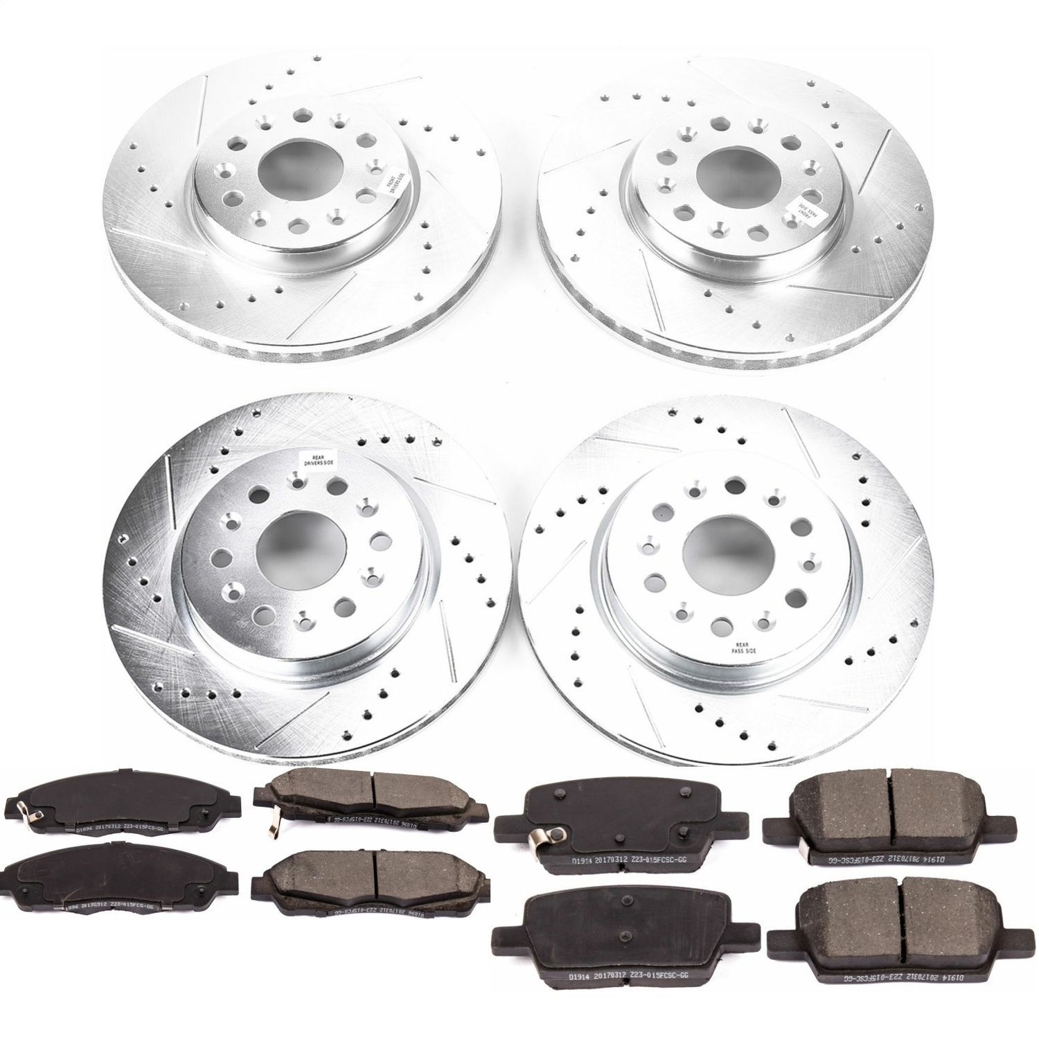 2020, 2019, 2018, 2017 GMC Acadia Disc Brake Kit