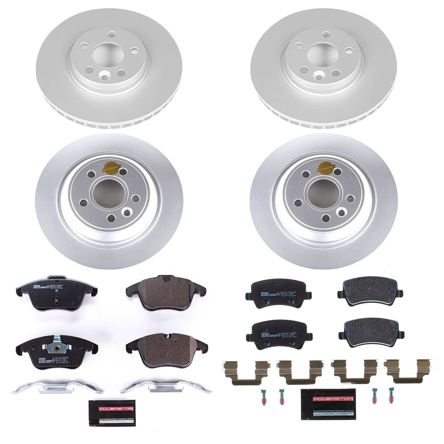 2014, 2013, 2012, 2011, 2010, 2009, 2008, 2007 Volvo S80 Disc Brake Kit