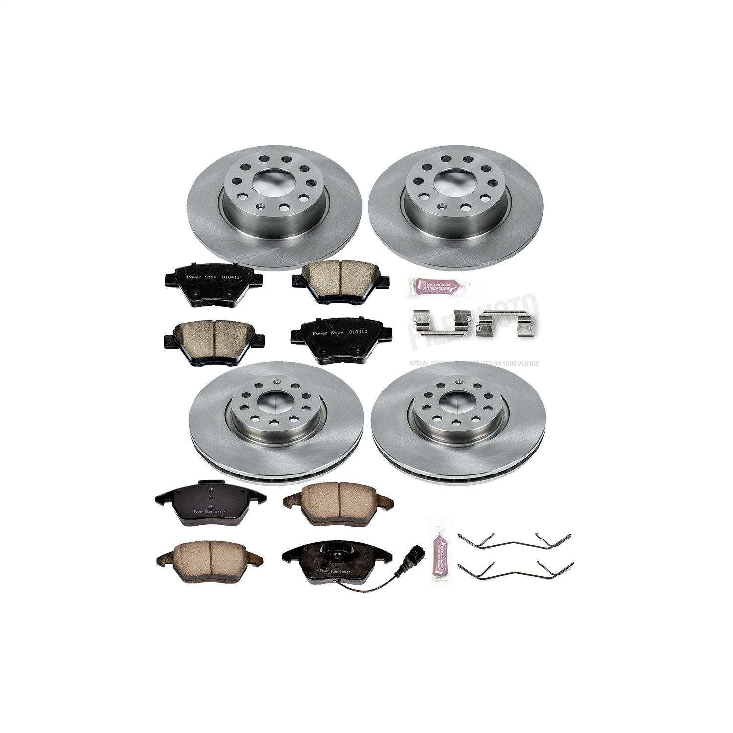 2013, 2012, 2011, 2010 Audi A3 Disc Brake Kit