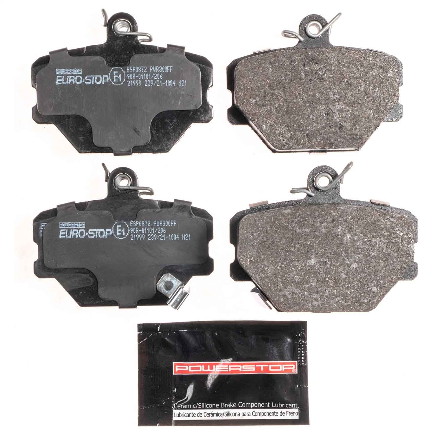 2016, 2015, 2014, 2013, 2012, 2011, 2010, 2009, 2008, 2007, 2006, 2005 Smart Fortwo Disc Brake Pad Set