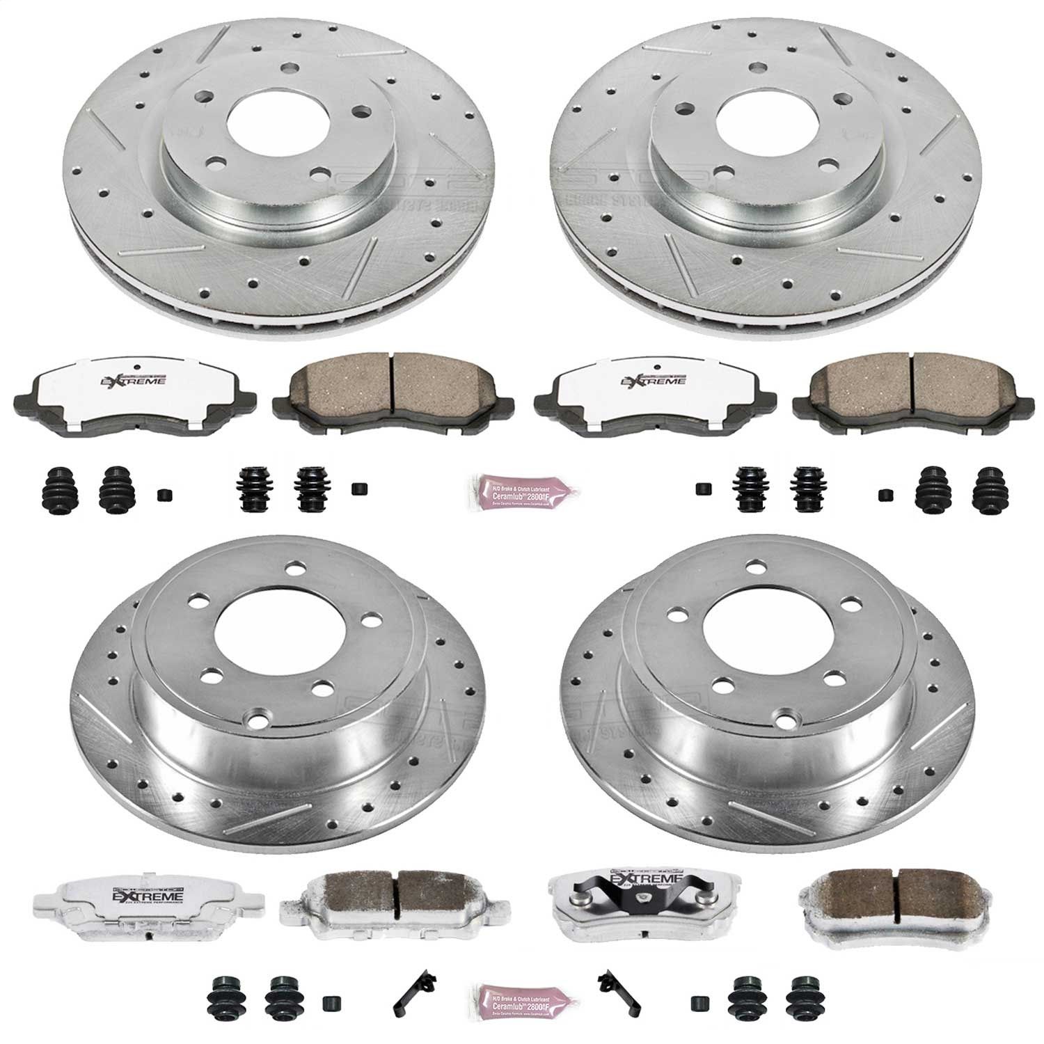 2017, 2016, 2015, 2014, 2013, 2012, 2011, 2010, 2009, 2008, 2007 Jeep Compass Disc Brake Kit