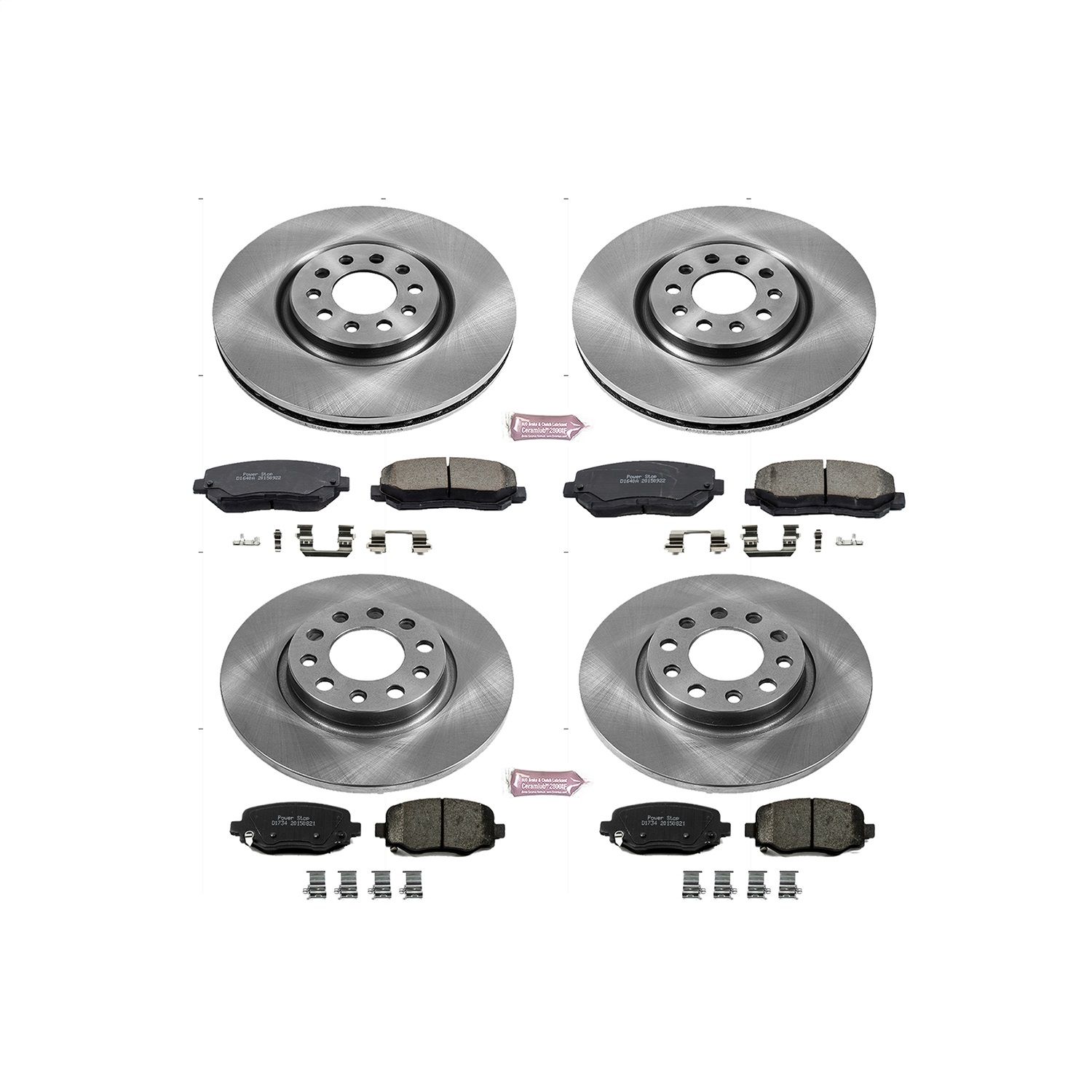 2022, 2021, 2020, 2019, 2018, 2017, 2016, 2015, 2014 Jeep Cherokee Disc Brake Kit