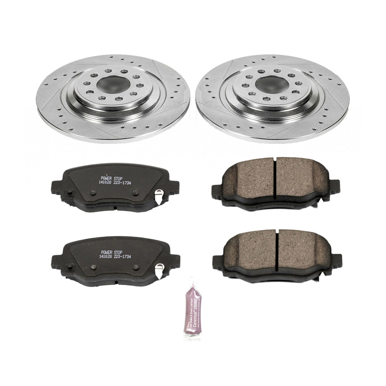 2023, 2022, 2021, 2020, 2019, 2018, 2017, 2016, 2015, 2014 Jeep Cherokee Disc Brake Kit