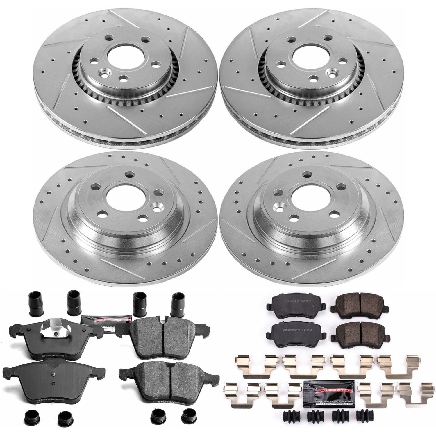 2014, 2013, 2012, 2011, 2010, 2009, 2008, 2007 Volvo S80 Disc Brake Kit