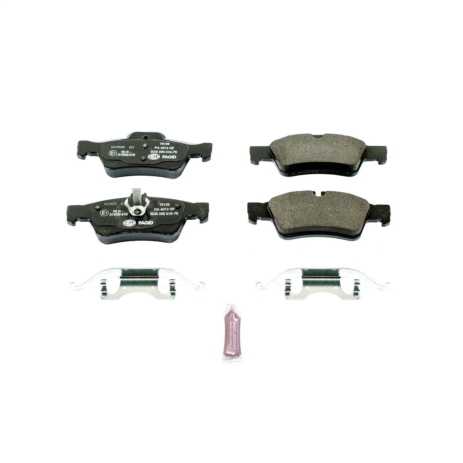 2014, 2013, 2012, 2011, 2010, 2009, 2008, 2007 Mercedes-Benz CL600 2007-2014 Mercedes-Benz CL500 Disc Brake Pad Set