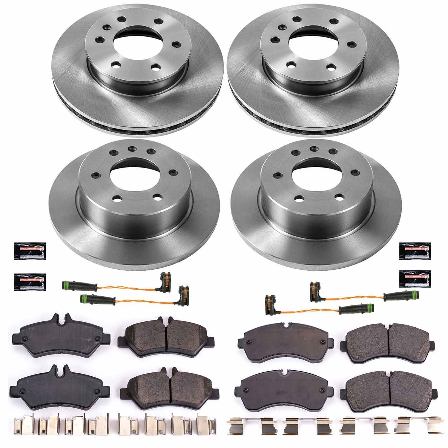 2018, 2017, 2016, 2015, 2014, 2013, 2012, 2011, 2010 Freightliner Sprinter 3500 3500 Disc Brake Kit