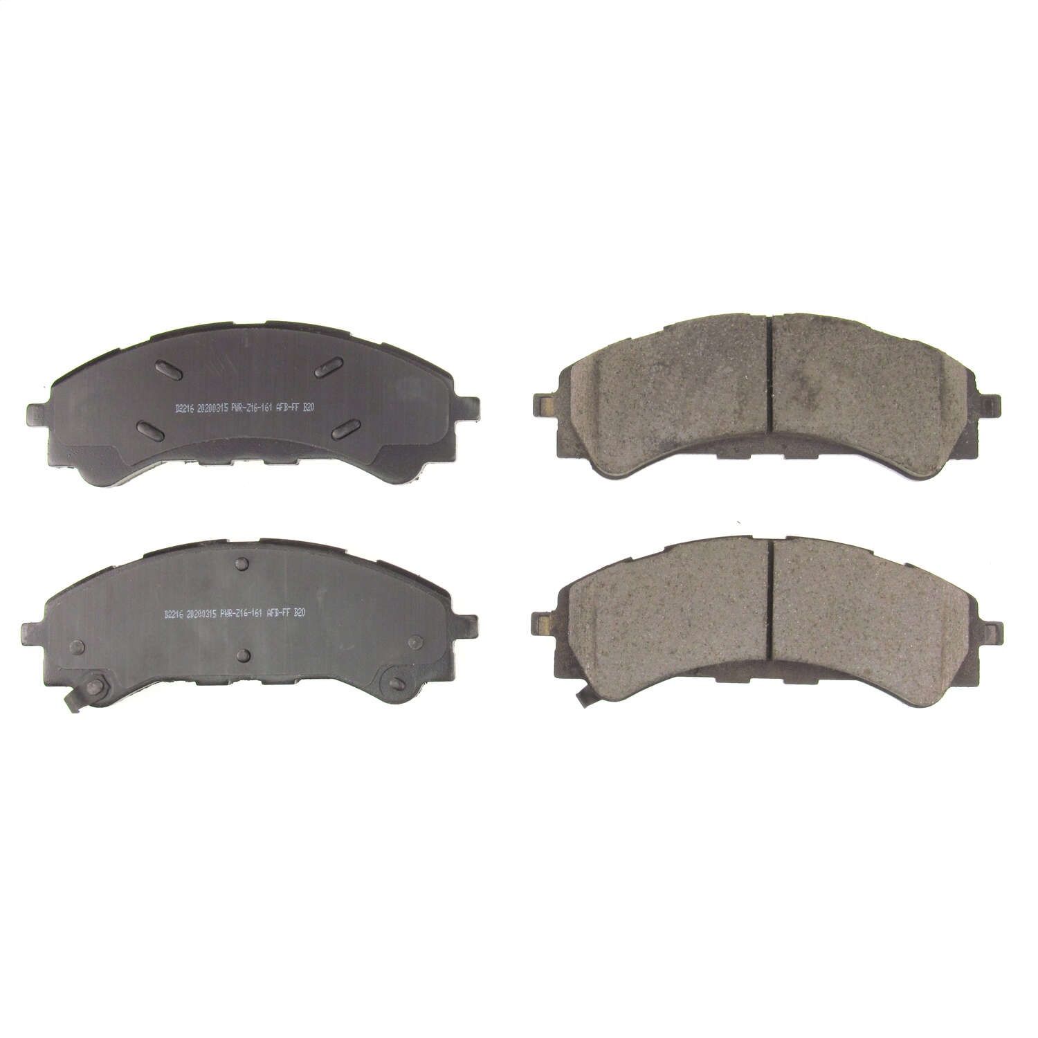 2024, 2023, 2022, 2021, 2020, 2019 Ford Ranger Disc Brake Pad Set