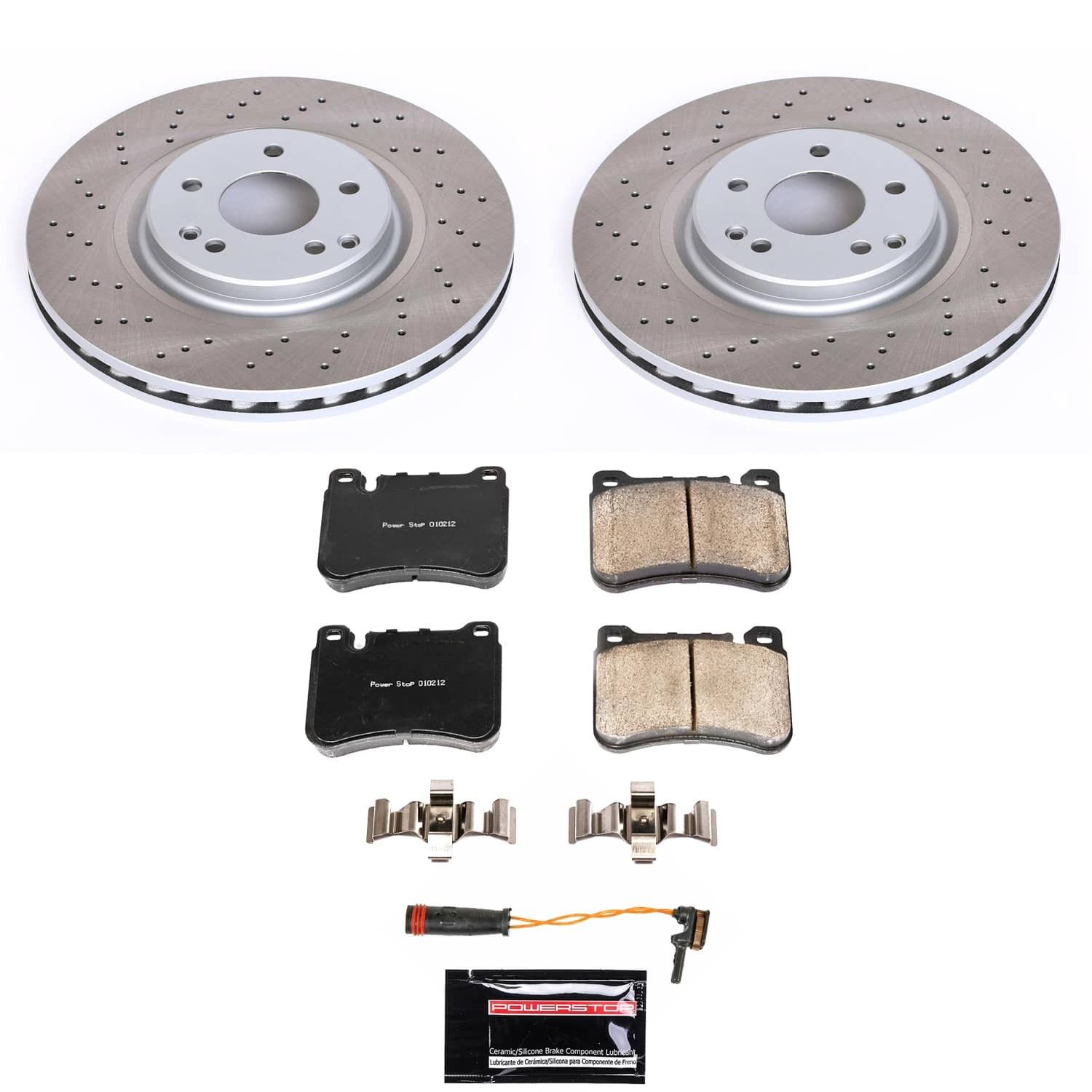 2009, 2008, 2007, 2006 Mercedes-Benz CLK350 2006-2009 Mercedes-Benz C230 Disc Brake Kit