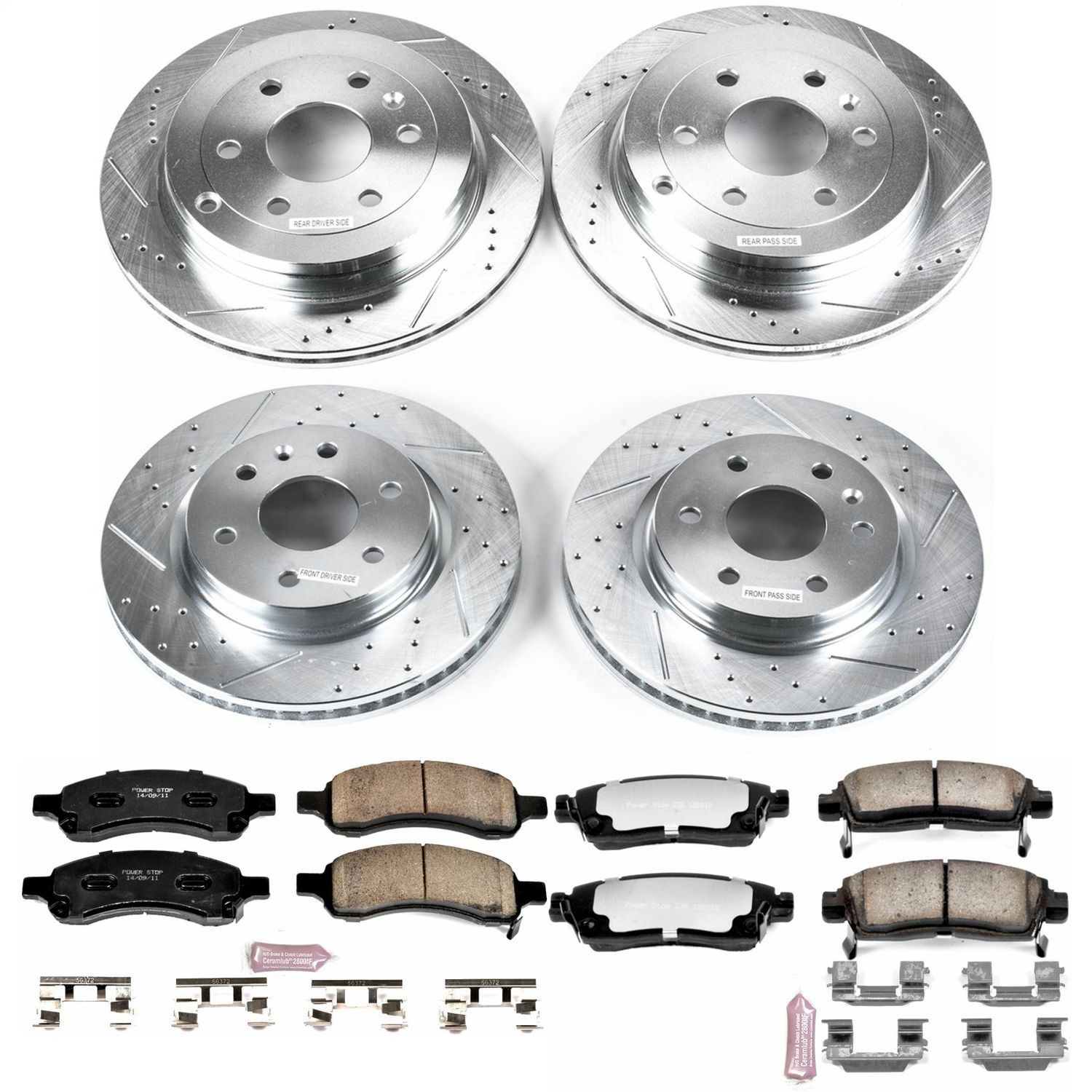 2017, 2016, 2015, 2014, 2013, 2012, 2011, 2010, 2009 Chevrolet Traverse Disc Brake Kit