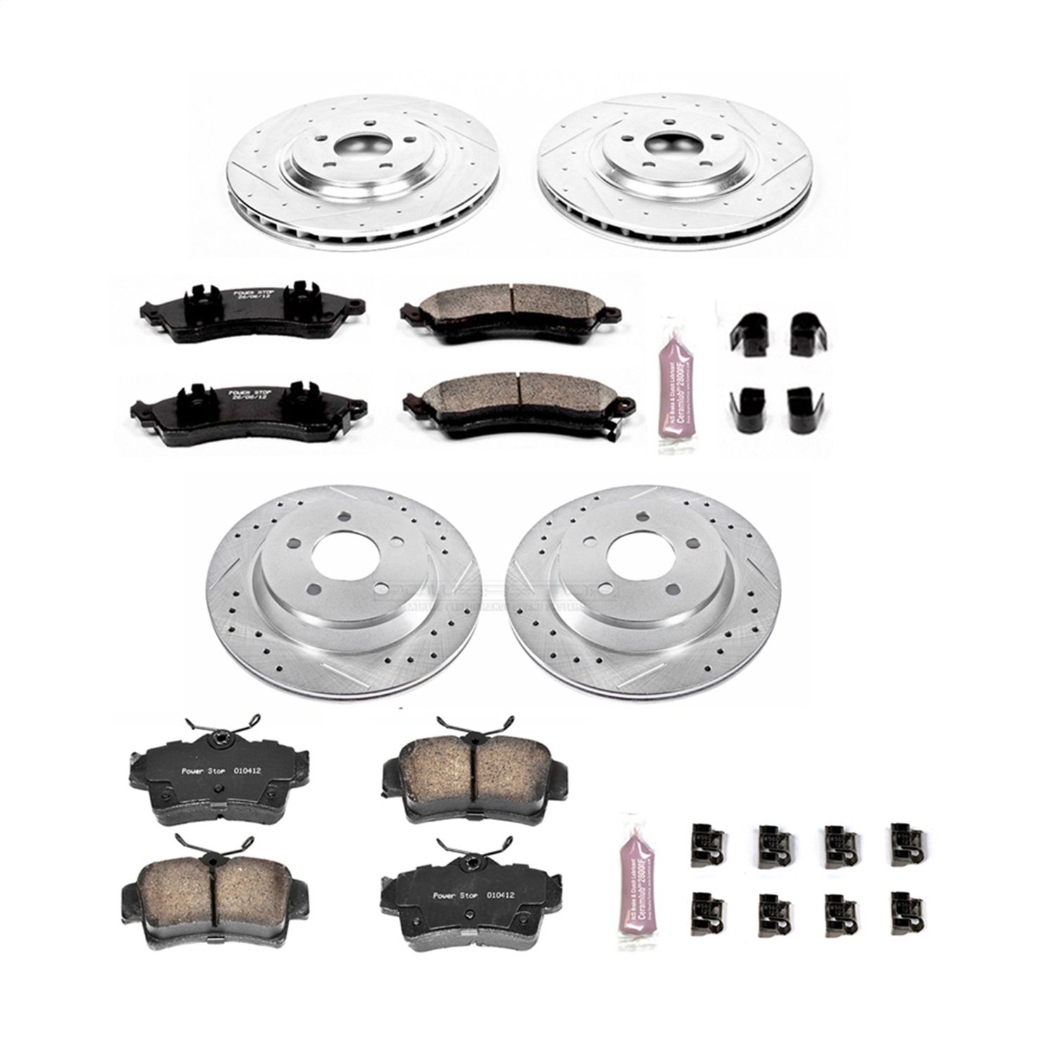 2004, 2003, 2002, 2001, 2000, 1999, 1998, 1997, 1996, 1995, 1994 Ford Mustang Disc Brake Kit