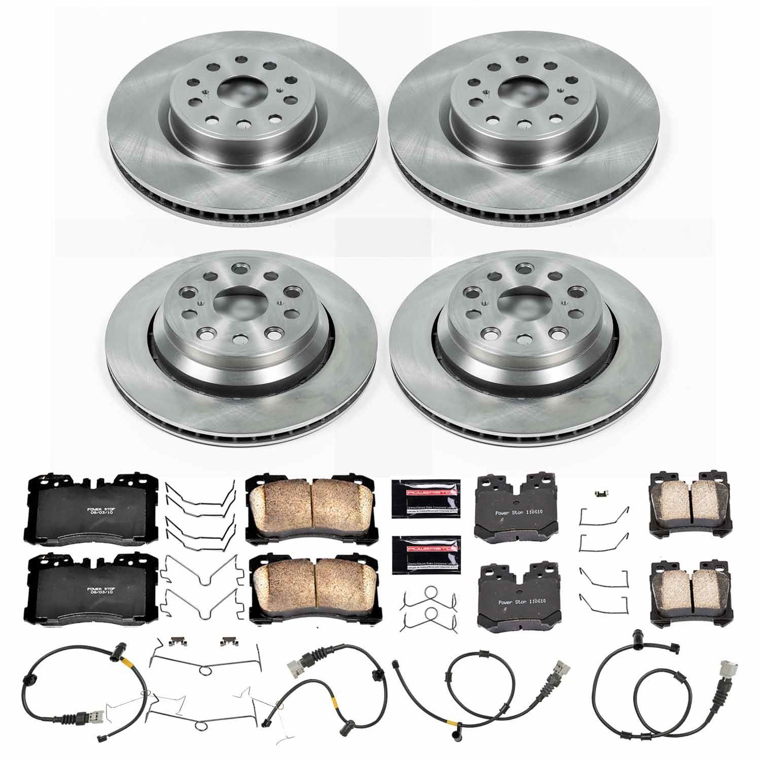 2017, 2016, 2015, 2014, 2013, 2012, 2011, 2010 Lexus LS460 Disc Brake Kit