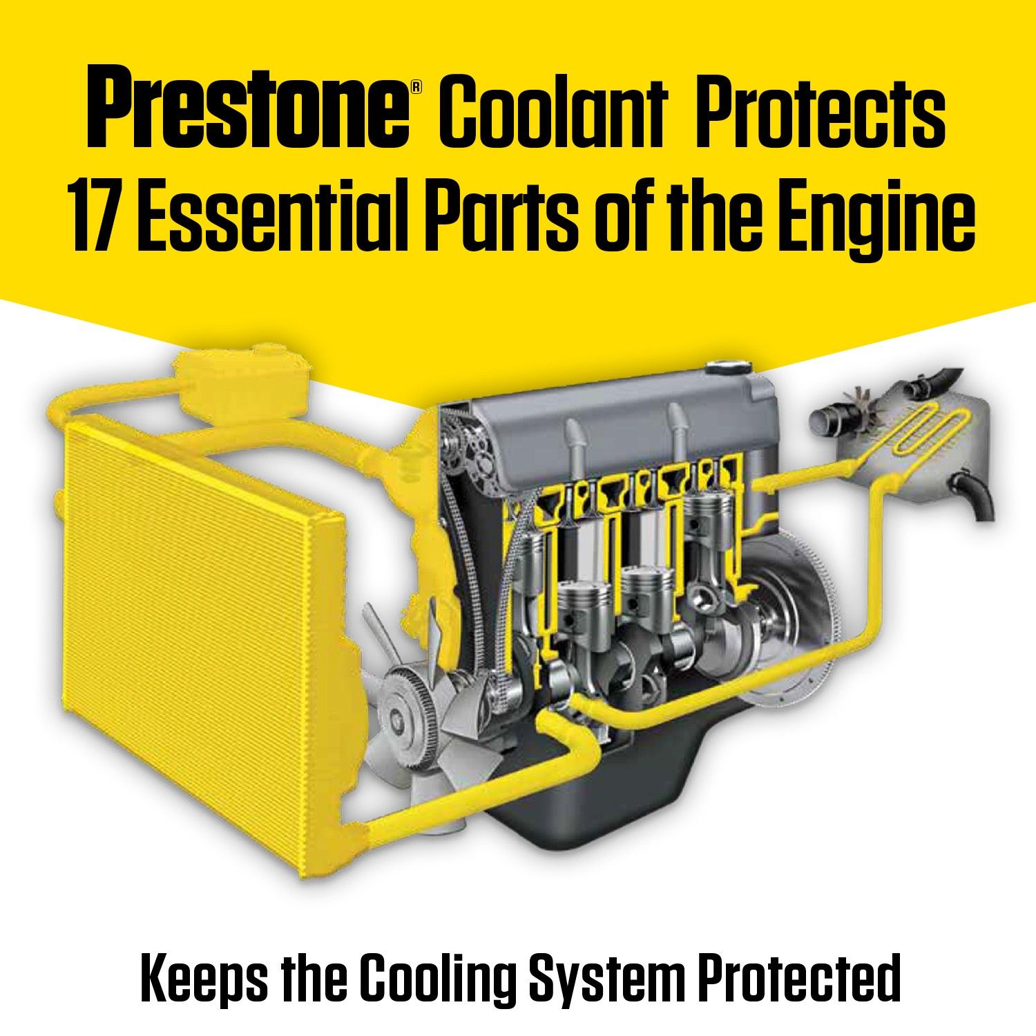 Engine Coolant / Antifreeze Prestone AF2100)