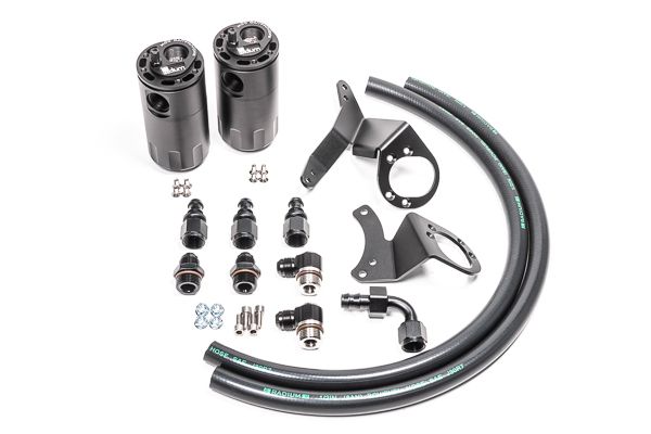 2011-2014 Ford Mustang Engine Oil Catch Can Kit (RADIUM Engineering)