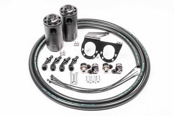 2009-2021 Nissan GT-R Engine Oil Catch Can Kit (RADIUM Engineering)