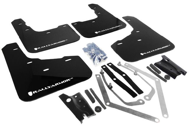 2014-2019 Ford Fiesta Mud Flap Kit -  or Front and Rear (Rally Armor)