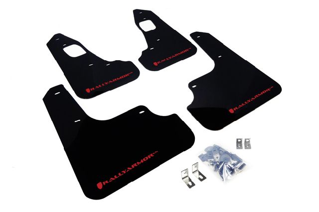 2008-2017 Mitsubishi Lancer Mud Flap Kit -  or Front and Rear (Rally Armor)