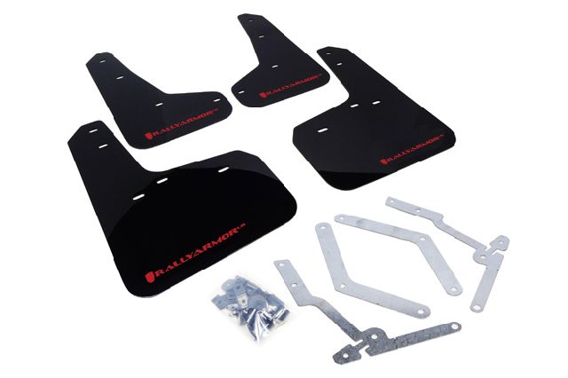 2013-2018 Ford Focus Mud Flap Kit -  or Front and Rear (Rally Armor)