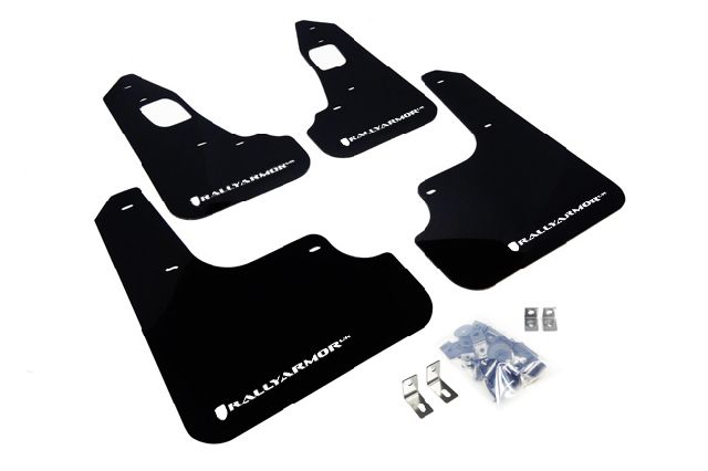 2008-2017 Mitsubishi Lancer Mud Flap Kit -  or Front and Rear (Rally Armor)