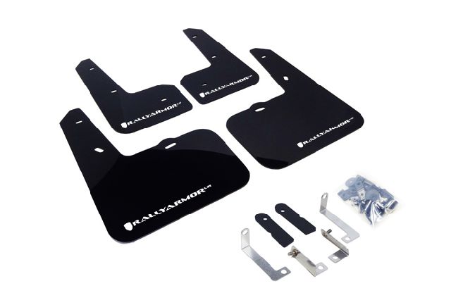 2012-2017 Hyundai Veloster Mud Flap Kit -  or Front and Rear (Rally Armor)
