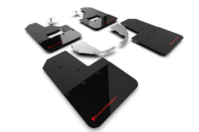2021-2024 Ford Bronco Mud Flap Kit (Rally Armor)