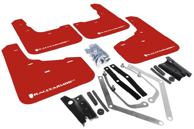 2014-2019 Ford Fiesta Mud Flap Kit -  or Front and Rear (Rally Armor)