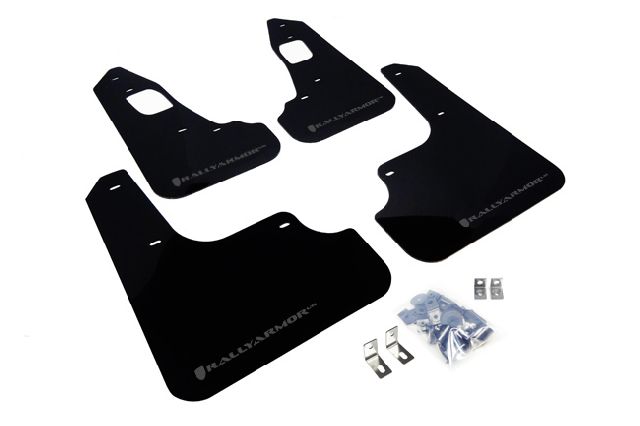 2008-2017 Mitsubishi Lancer Mud Flap Kit -  or Front and Rear (Rally Armor)