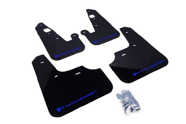 2007-2017 Mitsubishi Lancer Mud Flap Kit -  or Front and Rear (Rally Armor)