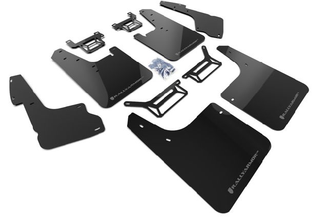 2012-2024 Toyota 4Runner Mud Flap Kit -  or Front and Rear (Rally Armor)