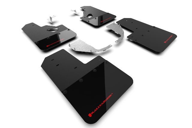 2021-2024 Ford Bronco Mud Flap Kit (Rally Armor)